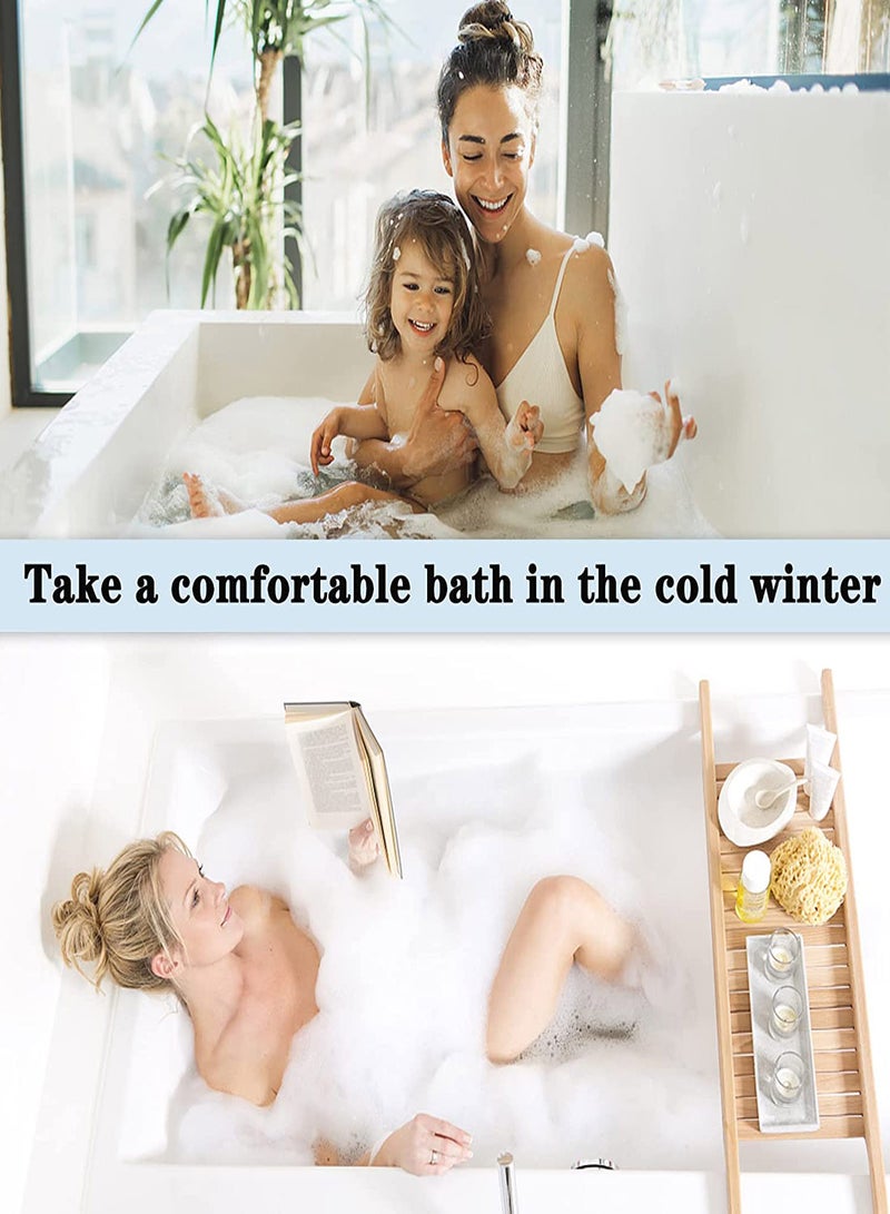 Submersible Water Heater for Bathtubs, Hot Tubs, and Pools, 2500W Immersion Heater with Temperature Control and 304 Stainless Steel Protection, Heats 5 Gallons in Minutes - Image 3