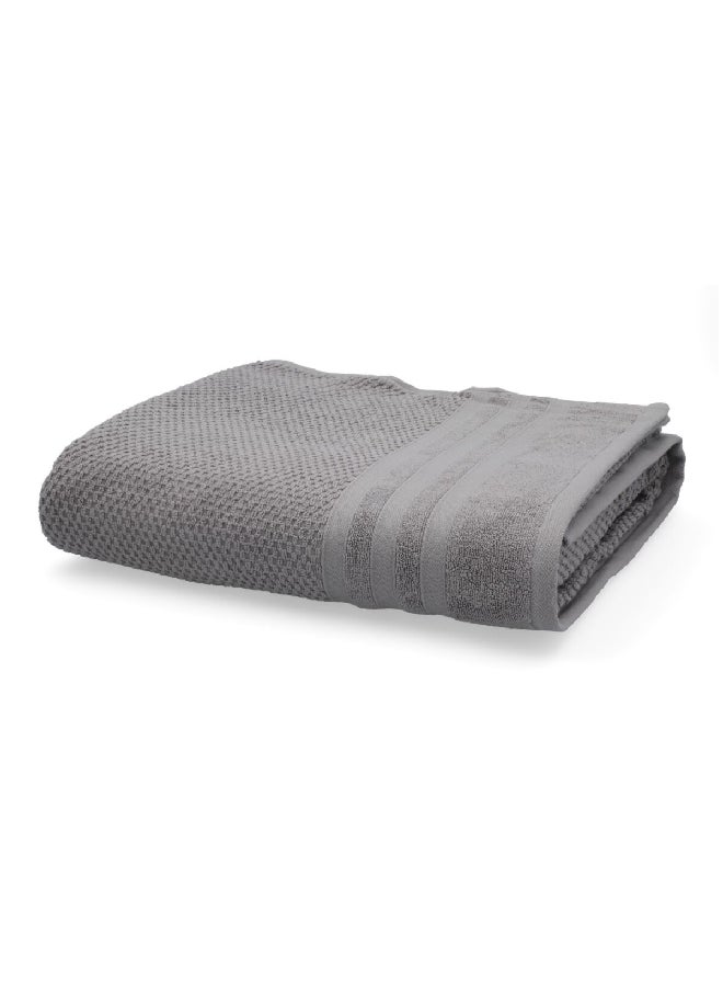 Valentini - Highly Absorbent Premium Quality Soft Beach Towel Storm Grey 100 x 150 cm - Image 1