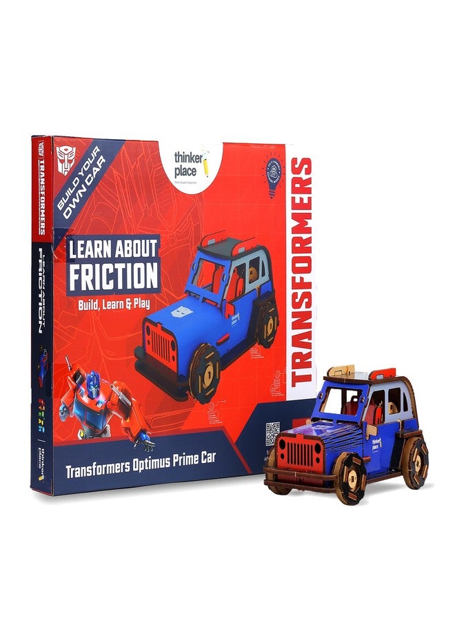 ThinkerPlace Transformers Optimus Prime DIY Car Kit | Educational BlocksToy for Kids 8+ | Build, Learn & Play | Perfect Birthday & Return Gifts | STEM Toy | Pull-Back Mechanism, Set Of 1 - Image 1