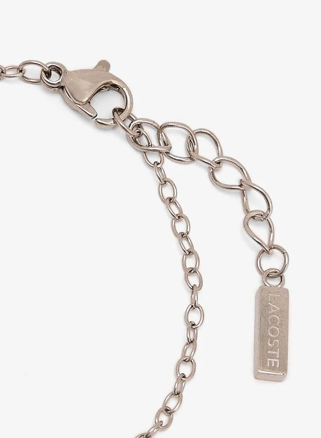 LACOSTE CUTIE CROC Pendant Bracelet STAINLESS STEEL