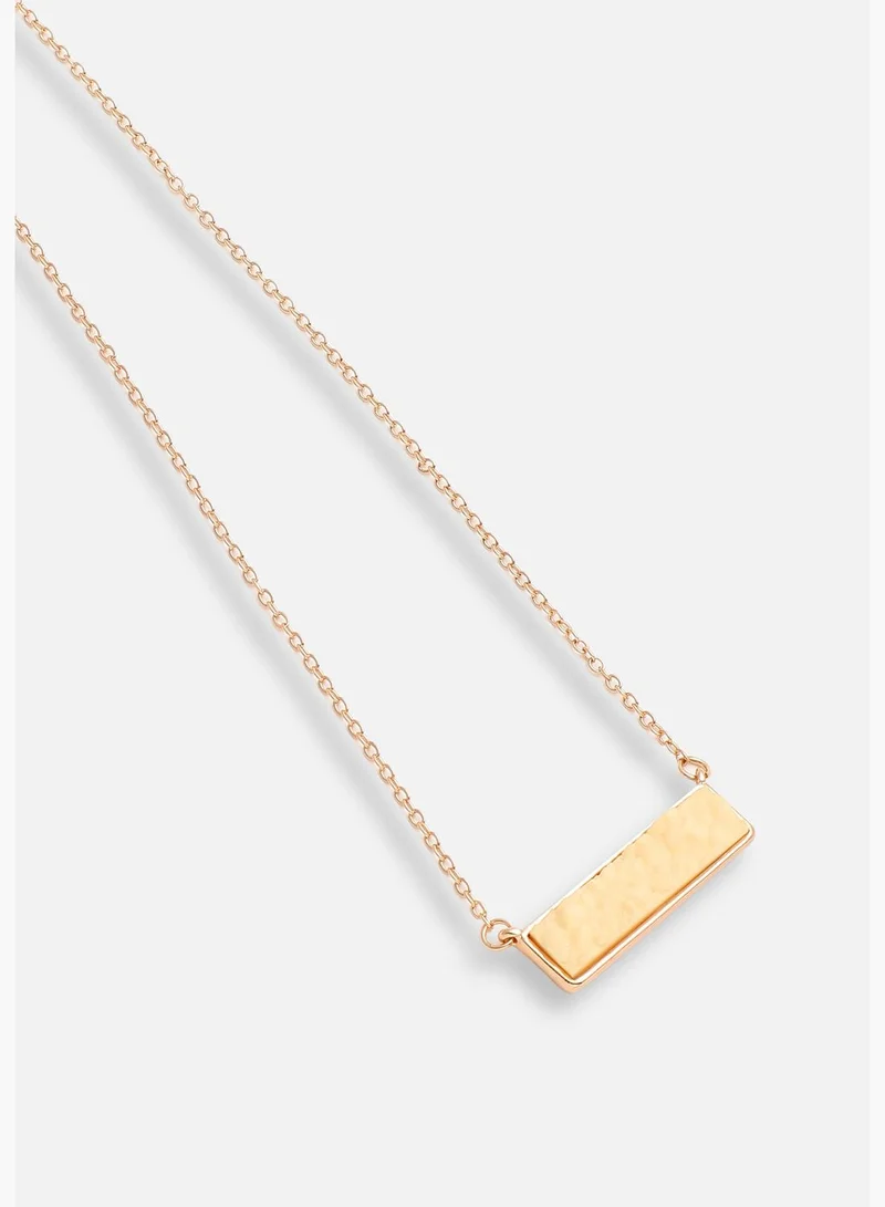 SOHI Gold Plated Casual Designer Necklace For Women