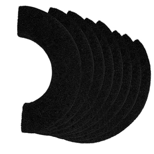caqeaus 8 Pack Carbon Filters Compatible with Litter Robot 4, Activated Charcoal Cat Litter Box Filters Replacement to Absorb Odors Litter Box Deodorizer Controls Moisture and Keep Home Fresh - Image 1