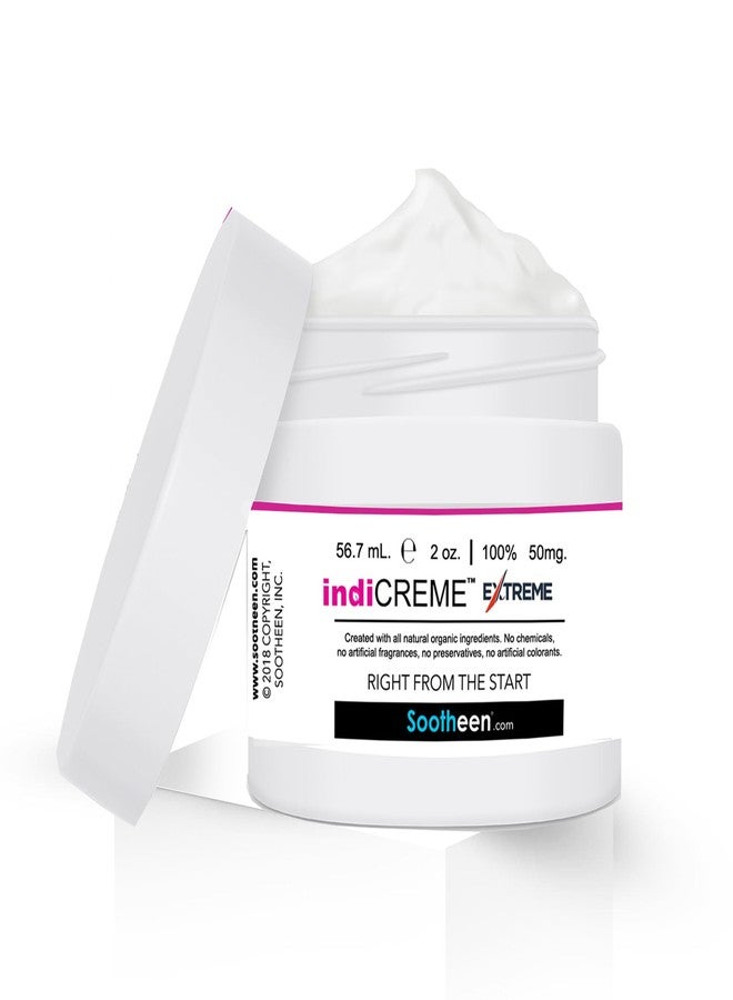 indiCREME Extreme Formula Topical Cream – All-Natural Ingredients - 2 Ounce Jar - Image 4