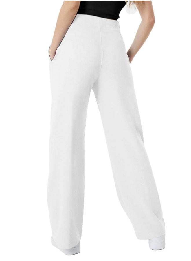 Nileton - Sportswear - Sport Leggings Pants With Wide Leg - High Waist - Image 1