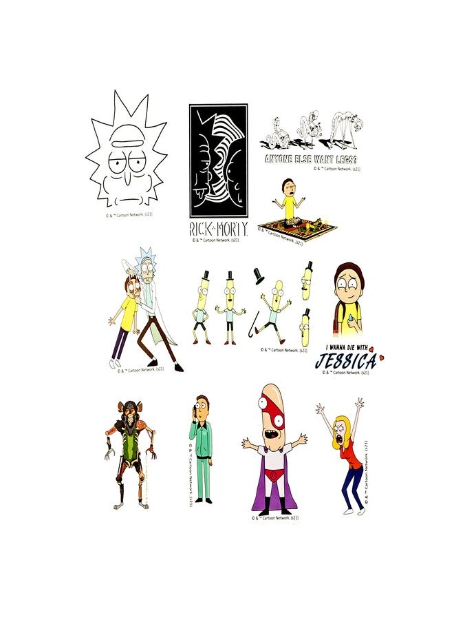 Conquest Journals Rick and Morty Wubba Lubba Dub Dub Vinyl Stickers, 50 Unique Stickers, Officially Licensed, Waterproof, UV and Scratch Resistant, Great for All Your Gadgets - Image 3
