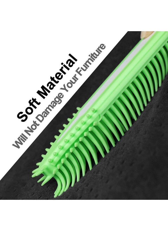 PET Pet Hair Fur Lint Cleaner Removal Dual Purpose Silicon Brush Comb For Dog,Cat And Small Pets (Red)  - Image 5