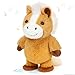 Easfan Talking Pony Repeats What You Say Walking Singing Stuffed Animal Electric Interactive Plush Toy Funny Animated Toy Mimicking Speaking Birthday for Kids Toddlers9 - Image 2