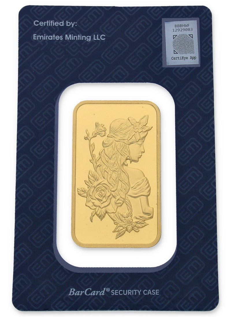 EMIRATES MINTING - Emirates Minting 1 Ounce Gold Bar 999.9 Purity - Image 1