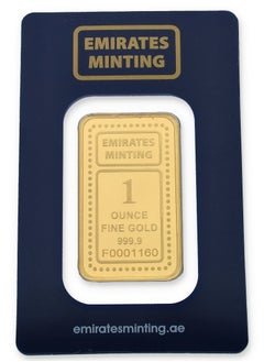 EMIRATES MINTING Emirates Minting 1 Ounce Gold Bar 999.9 Purity  - Image 3