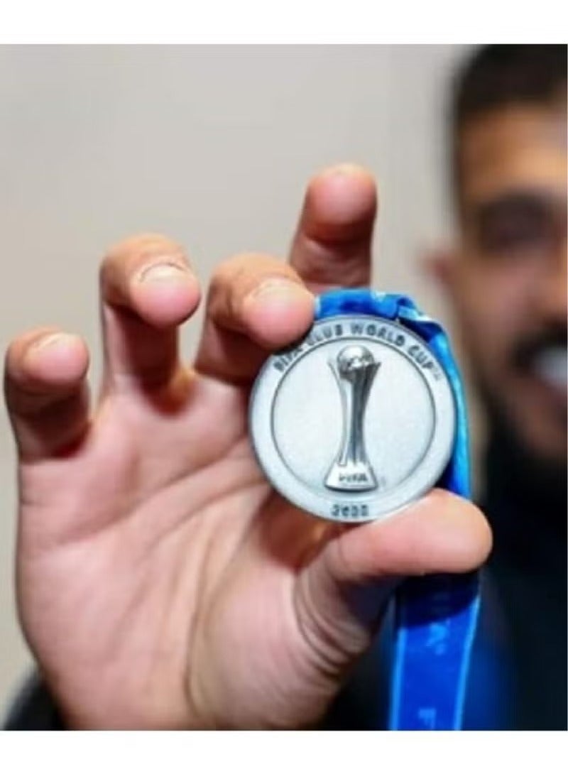 Club World Cup 2022 Silver Medal Award For Alhilal and Football Fans Can Be Used For Sport Parties Or Good Memories - Image 2