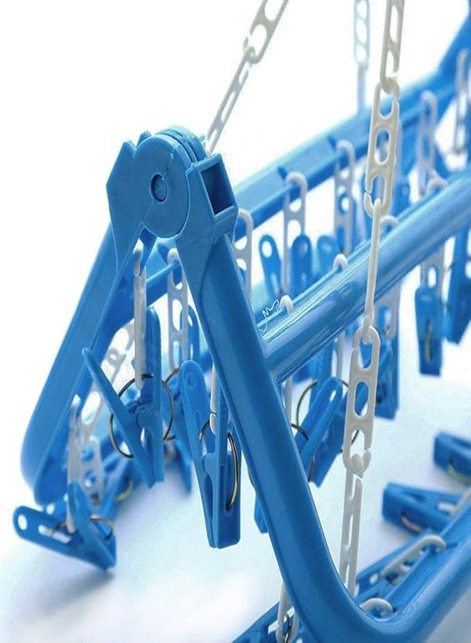 Drumstone Clip Hanger Plastic Clothes Pegs, Baby Clothes Hanger Stand, Set of 1 Multicolor - Image 5
