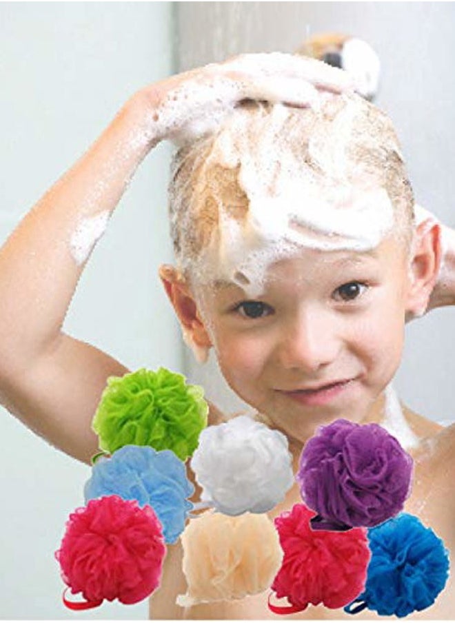 Aquasentials - Mini Kid Mesh Bath Puff Sponge (8 Pack) - Image 1