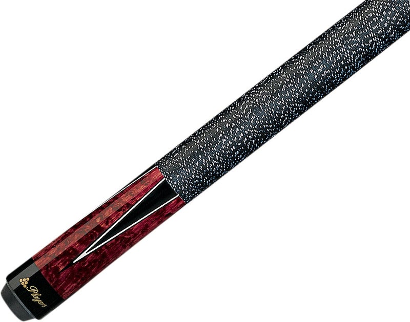 Players Crimson Super BirdsEye Maple with Black and White Points Cue - Image 2