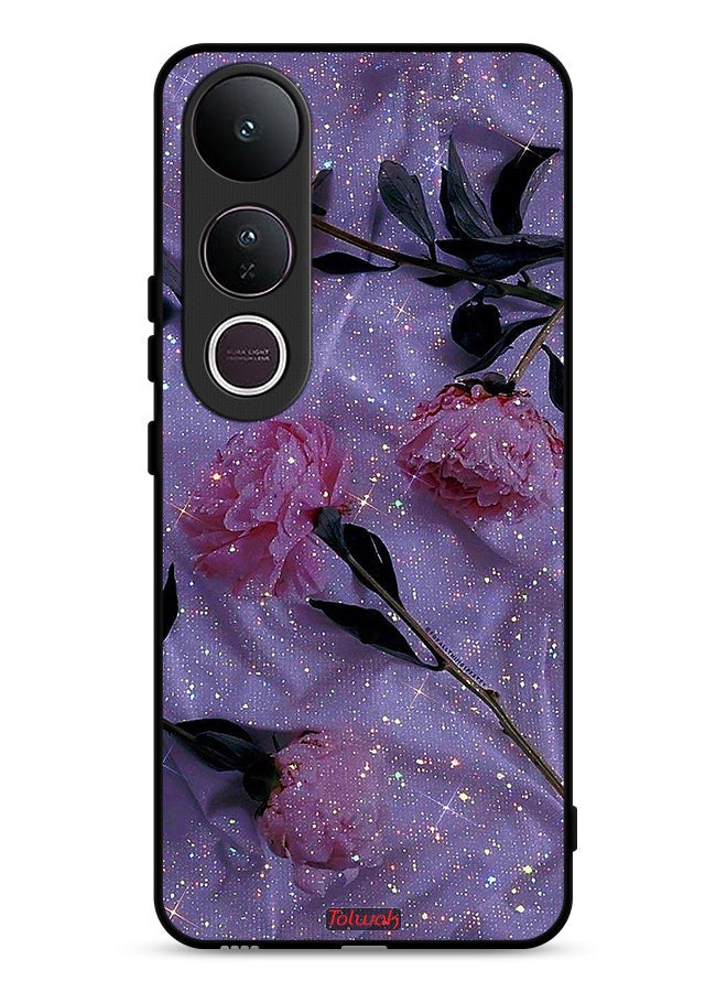 Vivo V50 Lite Protective Case Cover Glitter Roses