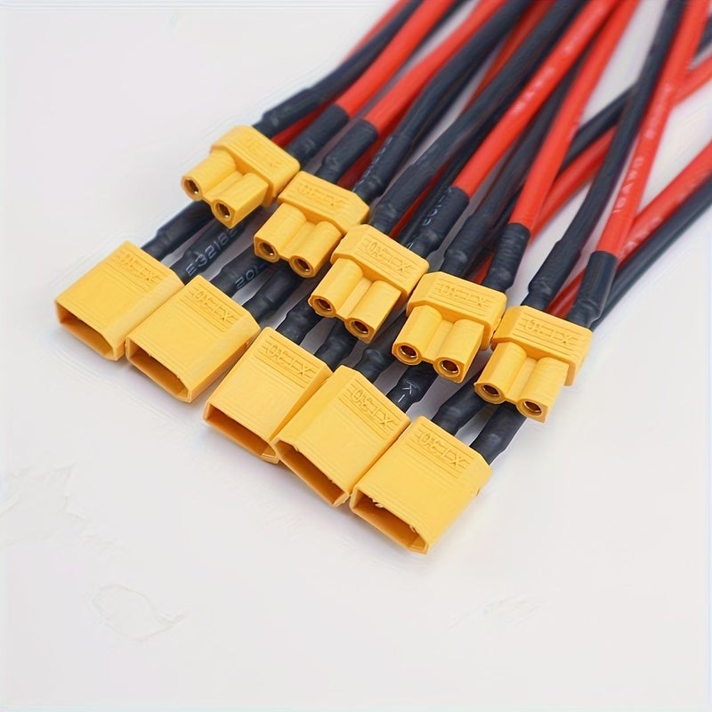3 أزواج من موصلات XT30 ذكر وأنثى مع كابلات سلك سيليكون 16AWG لطائرات FPV ومركبات RC وبطاريات الأجنحة الثابتة - Image 5