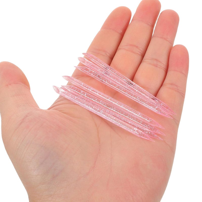 100pcs Disposable Double-ended Nail Art Cuticle Pusher Sticks 7.5cm Dead Skin Remover Tool for Manicure Pedicure Nail Cleaning and Grooming Supplies - Image 4