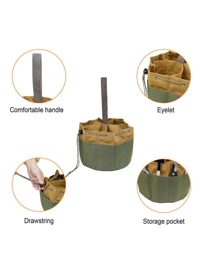 نيبمينينت حقيبة تخزين من قماش الكانفاس للأماكن الخارجية أصفر - Image 4