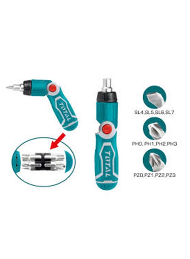 Total Tools 13 In 1 Ratchet Screwdriver Set - Image 1