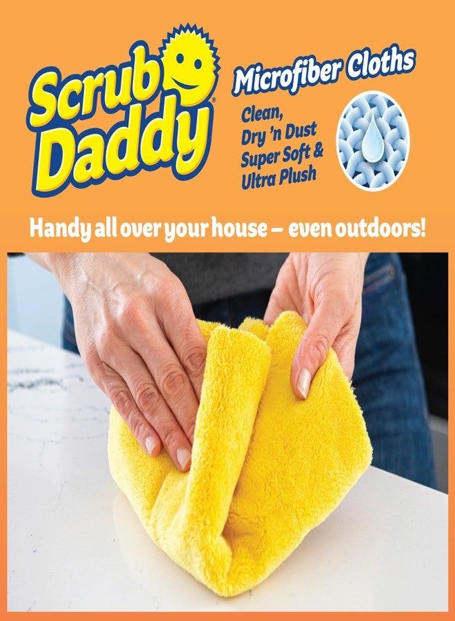 Scrub Daddy Household Cleaning Supplies - The Microfiber BBQ Bundle - Includes 2 Microfiber Towels, 1 Grill Brush & PowerPaste Cleaning Paste with 1 Scrub Mommy Sponge - Image 4