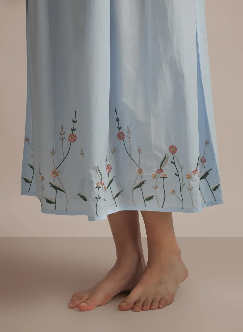 After Dark Leia, Nightdress with Embroidery
