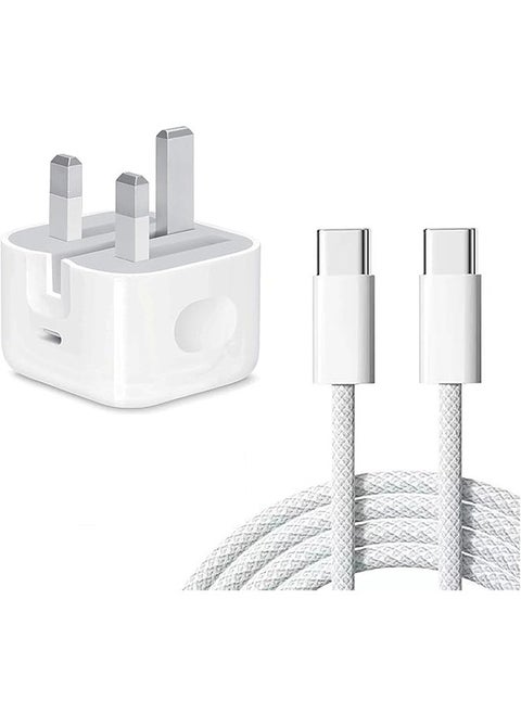 IPhone 25W Fast Charger | USB C Wall Fast Charger with 1M Type C to C Charging Cord  Compatible with IPhone 16/15/Pro Max/Pro/Plus and all Type C Mobile