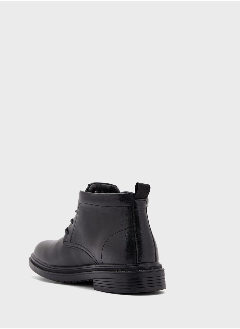 Robert Wood - Ankle Lace Up Formal Boots - Image 1