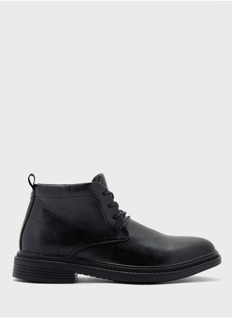 Robert Wood Ankle Lace Up Formal Boots  - Image 1