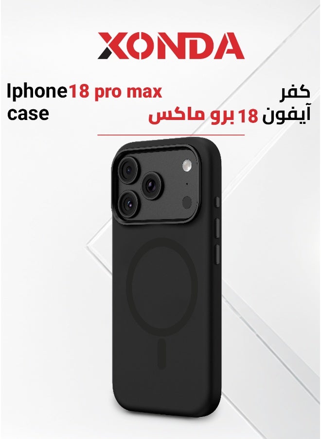 Xonda Pure MagSafe Case for iPhone 18 Pro Max– Black - Image 3