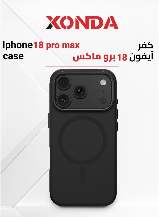 Xonda Pure MagSafe Case for iPhone 18 Pro Max– Black - Image 2