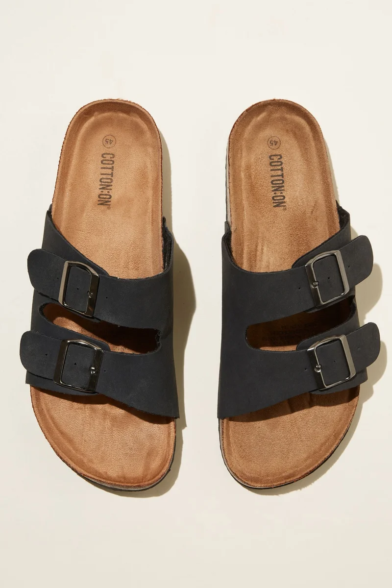 Cotton On  Double Buckle Sandal for Men | Best Price UAE