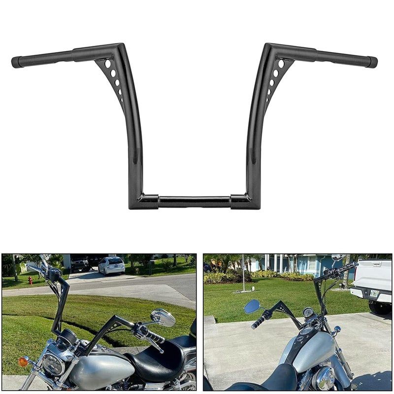 Dasen 12 Ape Hanger Handlebar 1 14 Handle Bar Compatible with Harley Sportster 8422 fit Softail 8424 fit Dyna 9317 fit Road Glide 9813 fit Road King 9422