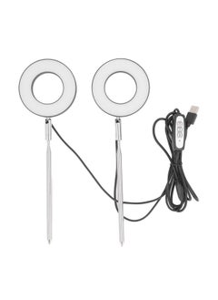 Thoraya Plant Light Rings Full Spectrum Stretchable 2 Head 4 Speed Dimming 3 Gears Timing LED Plant Grow Light for Succulent Plant Potted Plant  - Image 1