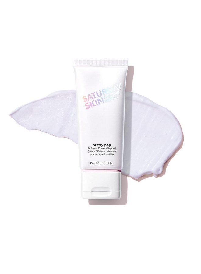 Saturday Skin Pretty Pop Prebiotics and Probiotics whipped Moisturizing cream Nourishing Allure Best of Beauty K-Beauty Winner 2020 (1.52 Fl Oz) - Image 1
