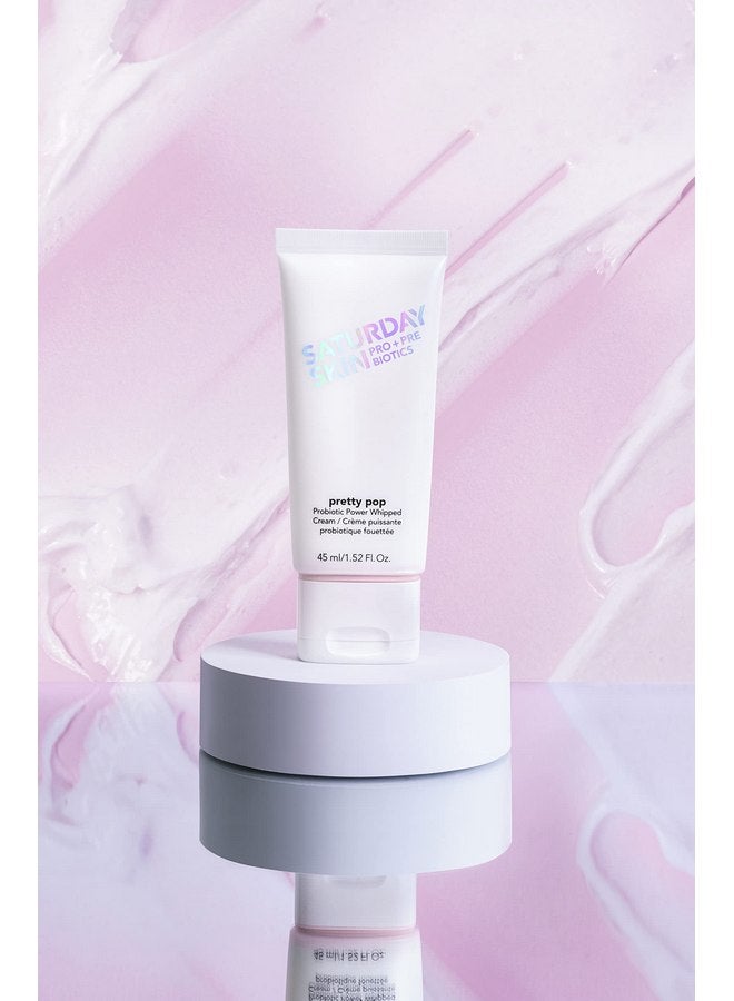 Saturday Skin Pretty Pop Prebiotics and Probiotics whipped Moisturizing cream Nourishing Allure Best of Beauty K-Beauty Winner 2020 (1.52 Fl Oz) - Image 4