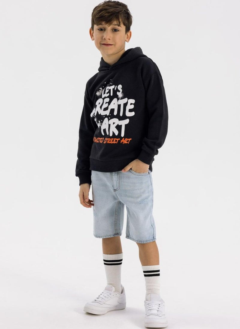 مينوتي شورت جينز ممزق للمراهقين - Image 4