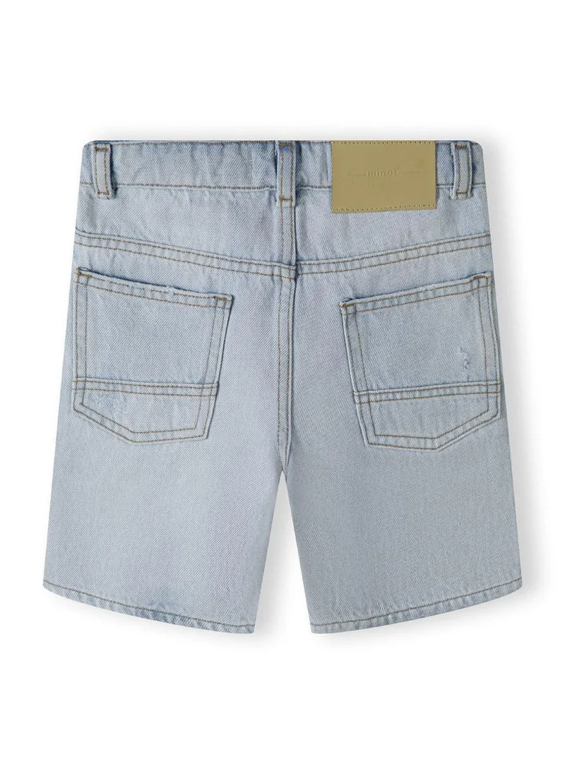 مينوتي Teens Ripped Denim Shorts