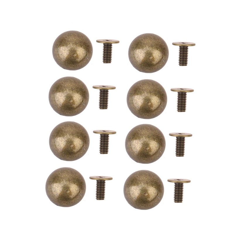 HOODANCOS 20pcs Alloy Mushroom Rivets Screw Back for Jewelry Leathercraft DIY - Image 2