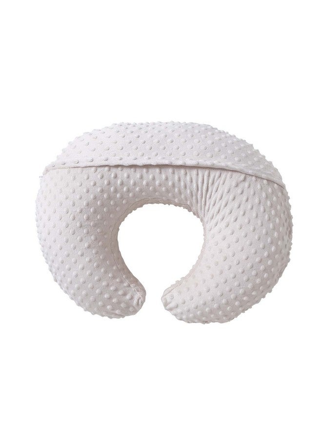 QUENESS Nursing Pillow and Positioner, Breastfeeding, Bottle Feeding, Baby Sitting Support with Removable Ultra Soft Cover, Tummy Time Support for Baby Boys and Girls (Beige) - Image 4