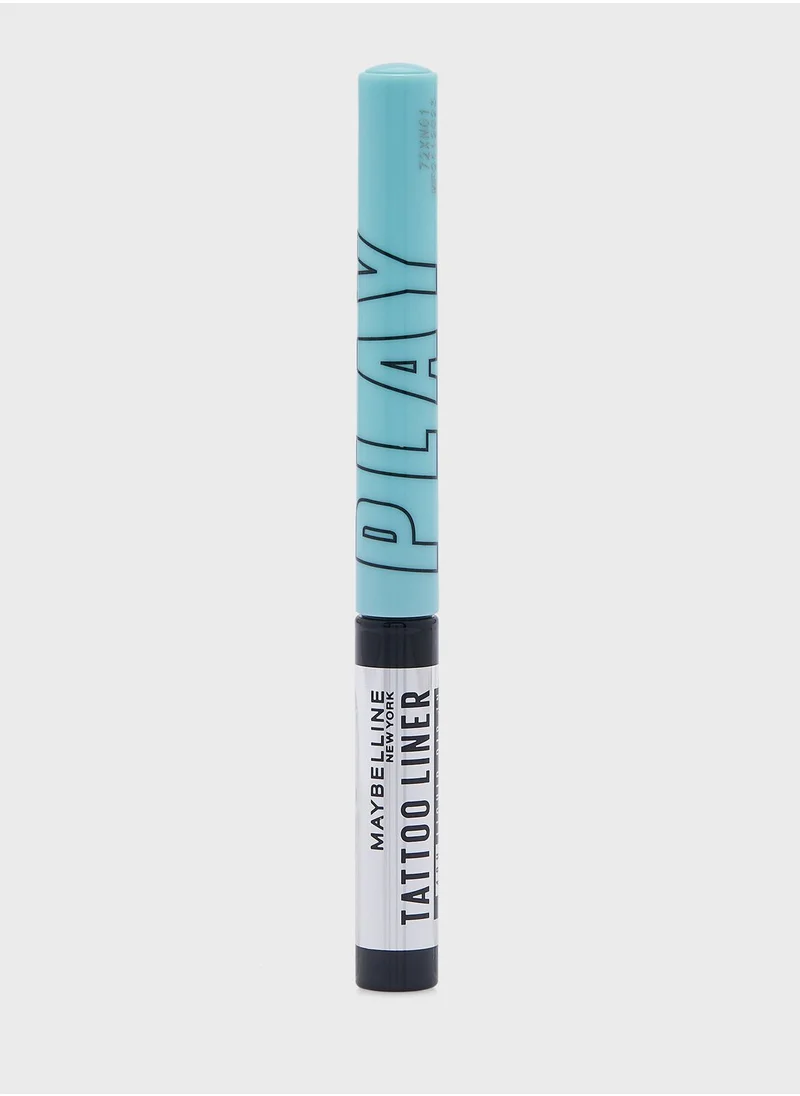 MAYBELLINE NEW YORK Maybelline New York, Tattoo Liner Play - Smudge-Proof, Long-Lasting & Waterproof Liquid Eyeliner (Ride)