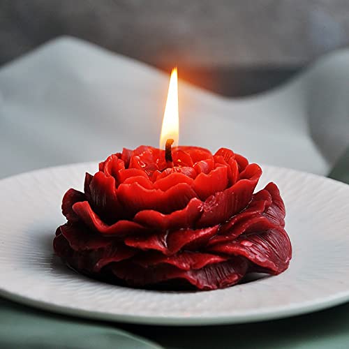 EVERELAM Peony Rose 3D Flower Resin Cake Mold - Silicone Molds for Clay Candle Making - Image 5
