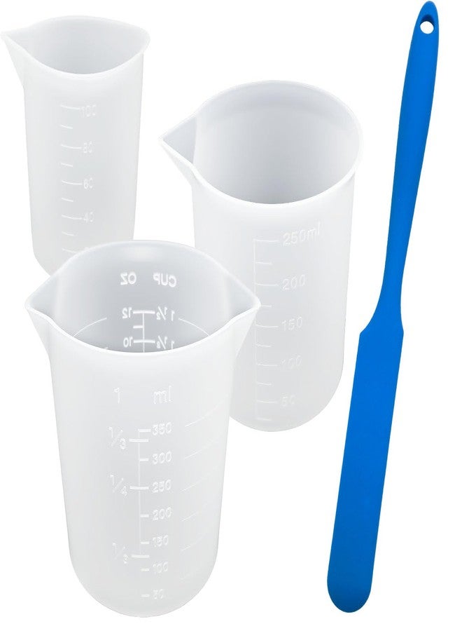 DanziX 3PCS Silicone Cups for Melting Chocolate, Silicone Chocolate Melting Cup Set with 100/250/350ml Capacity, Baking Tools for DIY Chocolate, Butter & Cream Mixing - Image 1