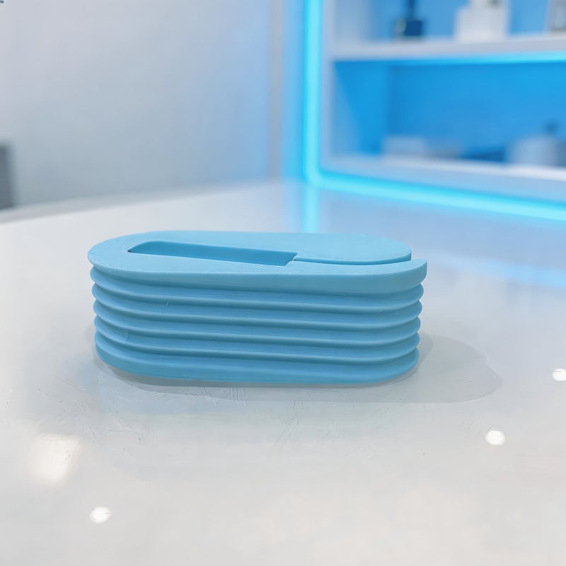 Glacier Blue Travel Data Cable Organizer for iPhone - Image 3