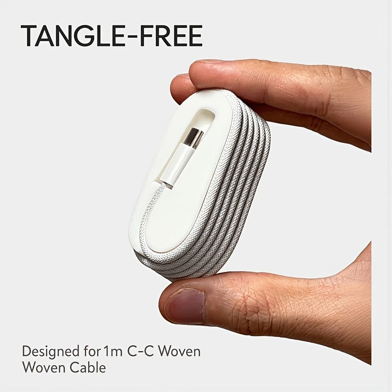 Glacier Blue Travel Data Cable Organizer for iPhone - Image 2