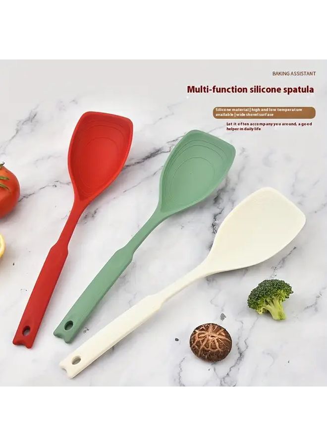 3Pcs Silicone Spatula And Ladle Set High Temperature Resistant Easy Clean Kitchen Utensils - Image 3