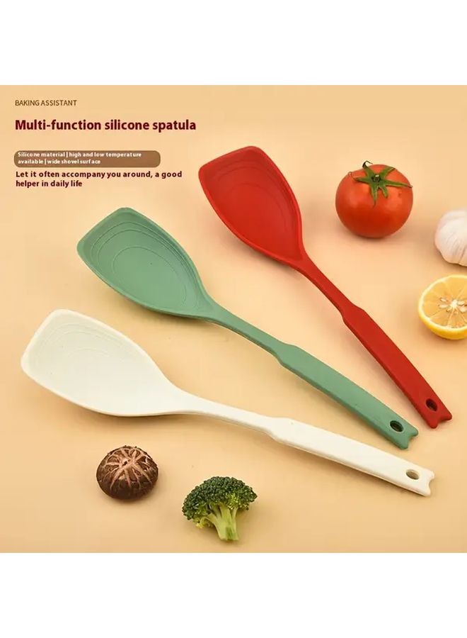 3Pcs Silicone Spatula And Ladle Set High Temperature Resistant Easy Clean Kitchen Utensils - Image 4