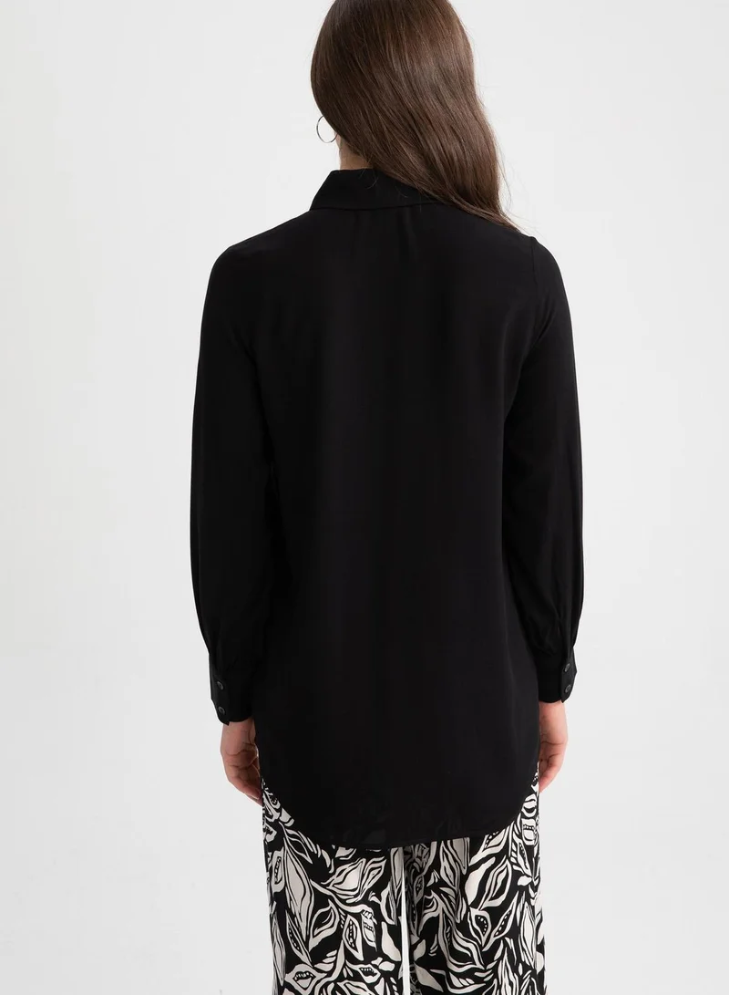 DeFacto Button Down Tunic Shirt