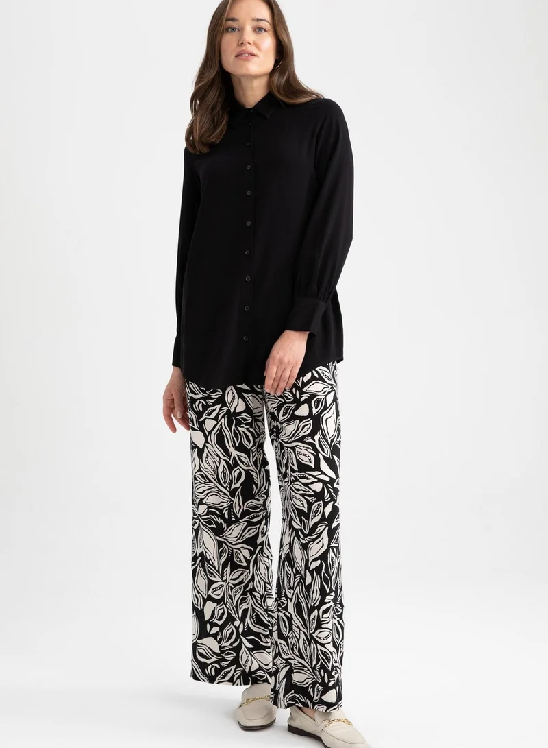 DeFacto Button Down Tunic Shirt