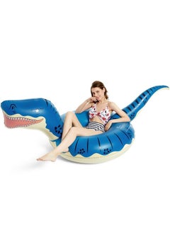 Jasonwell Inflatable Dinosaur Pool Float Tube For Boys Girls Adults 93 Trex Floatie Summer Beach Swimming Pool Inflatables Trex Ride On Party Pool Raft Lounge Kids Tyrannosaurus Rex Dinosaur Toys  - Image 5