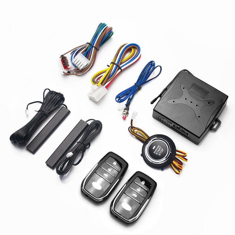 Shenyi Car Modification One-Click Start Keyless Entry Pke One-Way Anti-Theft Device Remote Start 12V System - Image 3