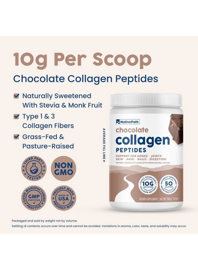 NativePath Collagen Peptides - Hydrolysed Collagen Type 1 & 3 Keto & Paleo Grass Food Protein Powder for Hair, Skin, Nails, Bones, Joints, Digestion and More - No Gluten or Dairy Products - Image 4